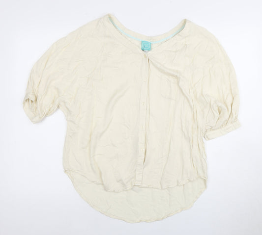 Womens UK Size 12 Joules Ivory  Blouse