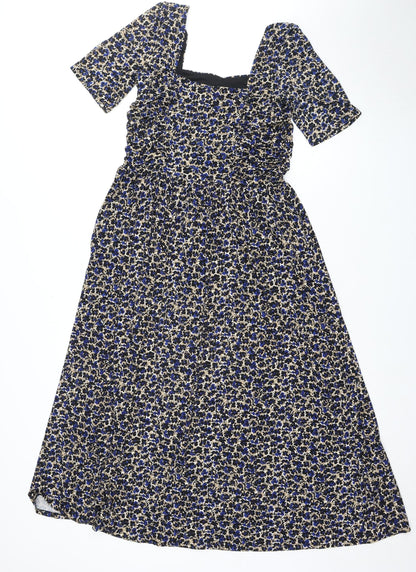Jigsaw Women's Multicoloured Floral Dress Size S