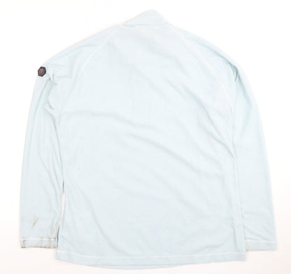 Regatta Women's Blue 1/4 Zip Sweatshirt Size UK 14