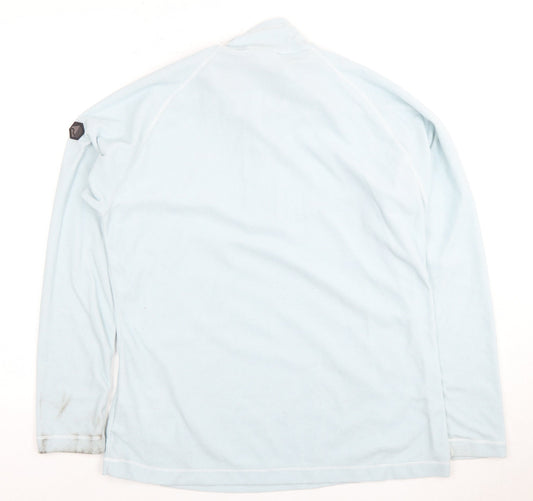 Regatta Women's Blue 1/4 Zip Sweatshirt Size UK 14