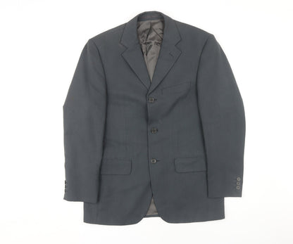 Mens UK Size 36 Burton Regular Grey Suit Jacket