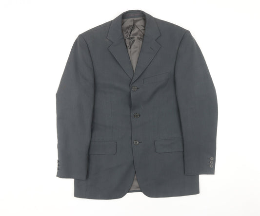 Mens UK Size 36 Burton Regular Grey Suit Jacket