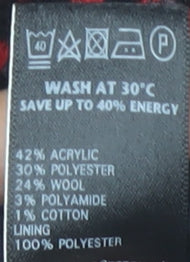 Marks and Spencer Women's Red Geometric Pencil Skirt, Size 8