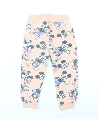 Disney Baby Girls Multicoloured Jogger Trousers 24-36 Months