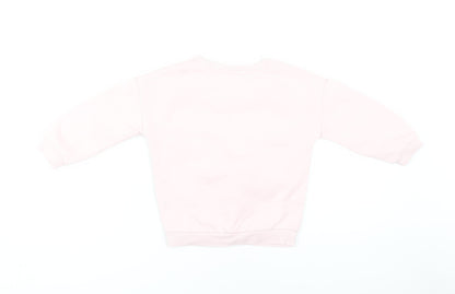 Disney Girls Pink Minnie Mouse Graphic Sweatshirt 2-3 Years