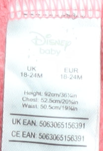 Disney Unisex Baby & Toddler Pink T-Shirt 18-24 Months