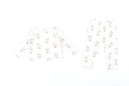 Disney Baby Minnie Mouse Pyjama Set, Unisex, 18-24 Months, White