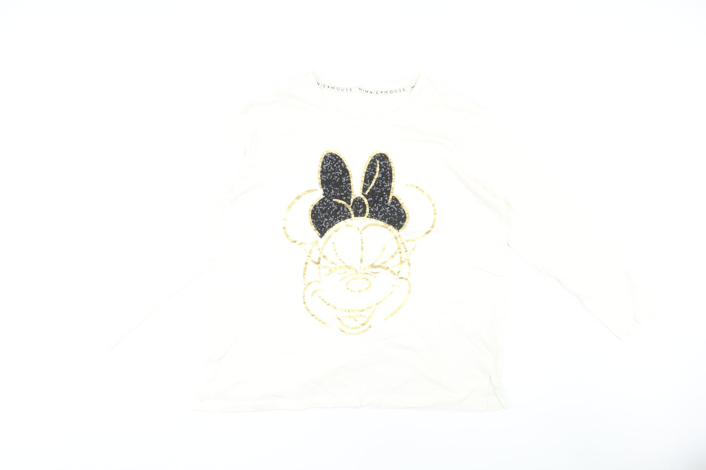George Disney Minnie Mouse Pyjama Top White 16-18 Women