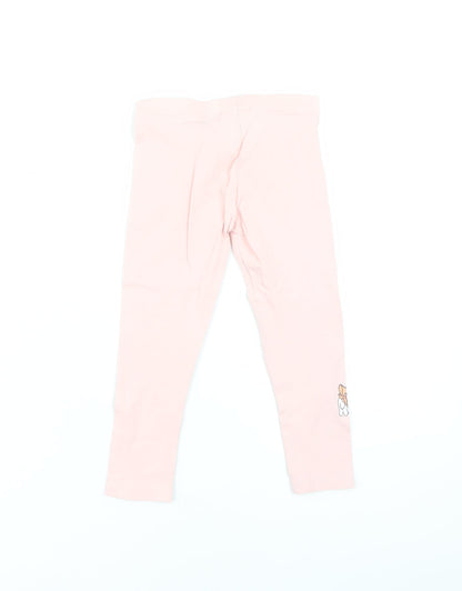 Disney Girls' Pink Minnie Mouse Leggings, Size 2-3 Years