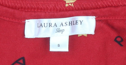 Laura Ashley Women's Red Star Pyjama Top S