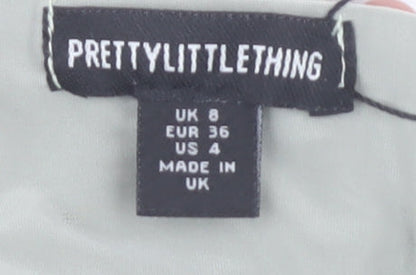 PrettyLittleThing Women’s Green Bodycon Dress Size 8