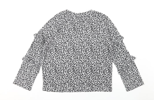 Womens UK Size 10 Dorothy Perkins Grey  Blouse