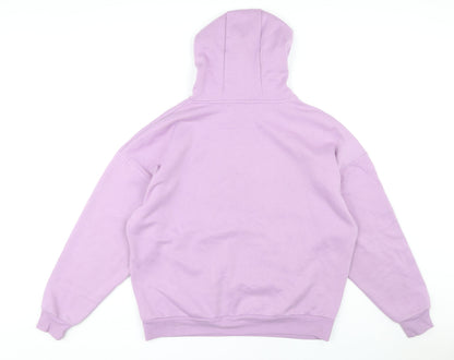 NYU Women's Purple Hoodie, Relaxed Fit, Size S