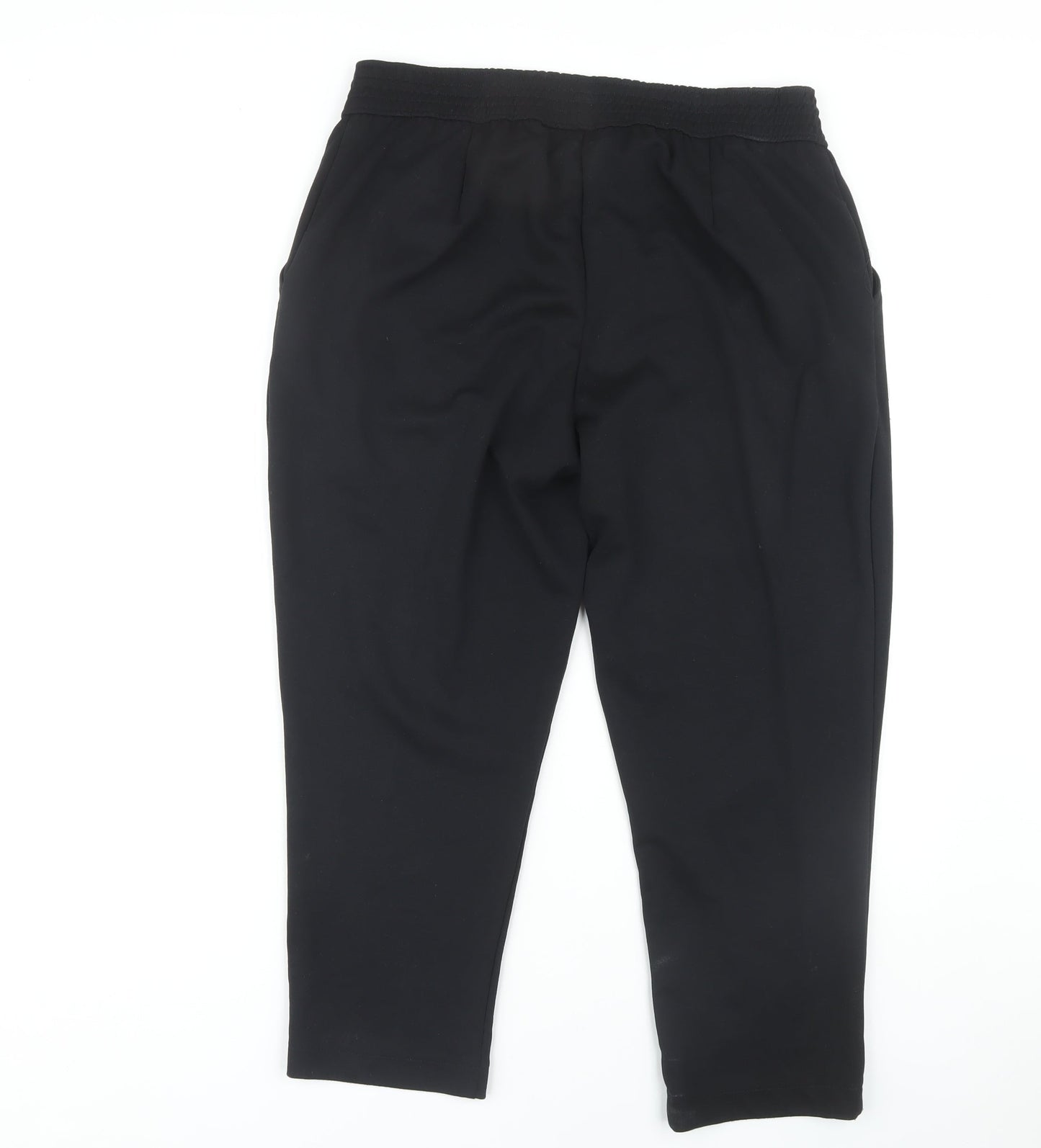 Womens UK Size 16 Bonmarché Regular Fit Casual Black Trousers