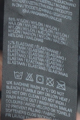 USA Pro Women's Black Geometric Gym Leggings Size 8