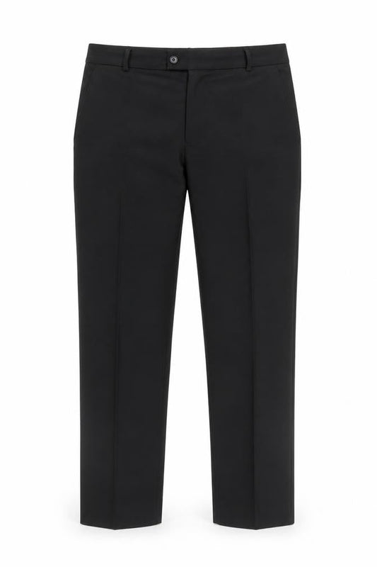 Mens UK Size 38 Debenhams Regular Fit Business Formal Wedding Black Trousers
