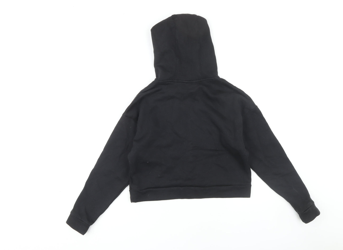 Adidas Girls Black Pullover Hoodie 11-12 Years