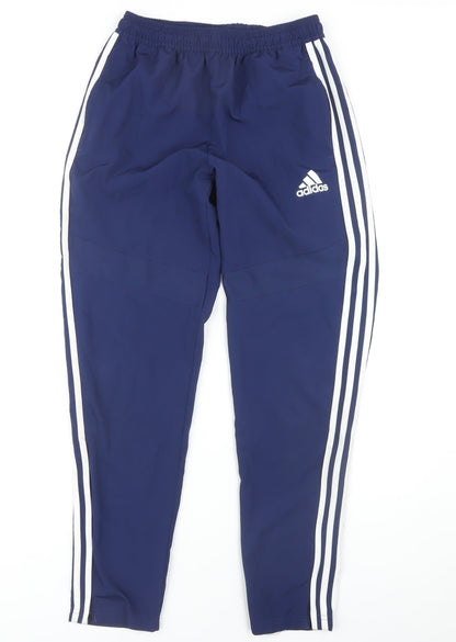 Adidas Boys Blue Jogger Trousers 14 Years