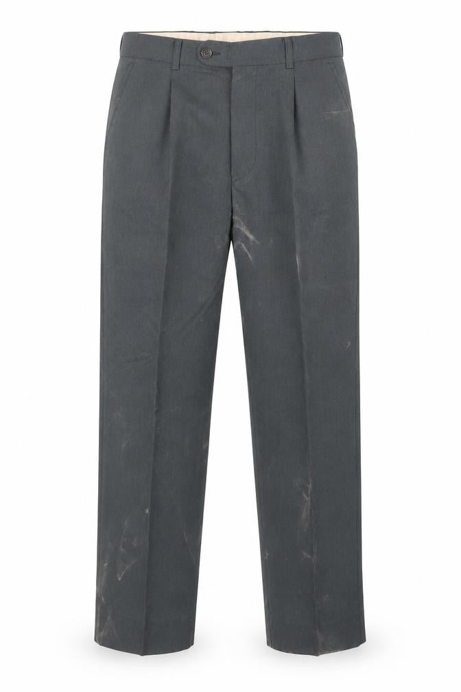 Mens UK Size 32 Burton Regular Fit Formal Grey Trousers