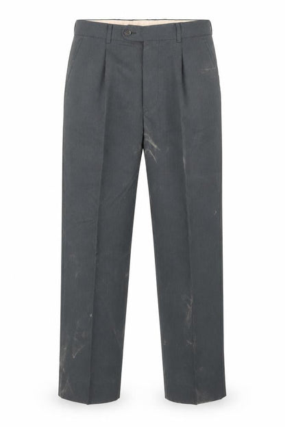 Mens UK Size 32 Burton Regular Fit Formal Grey Trousers