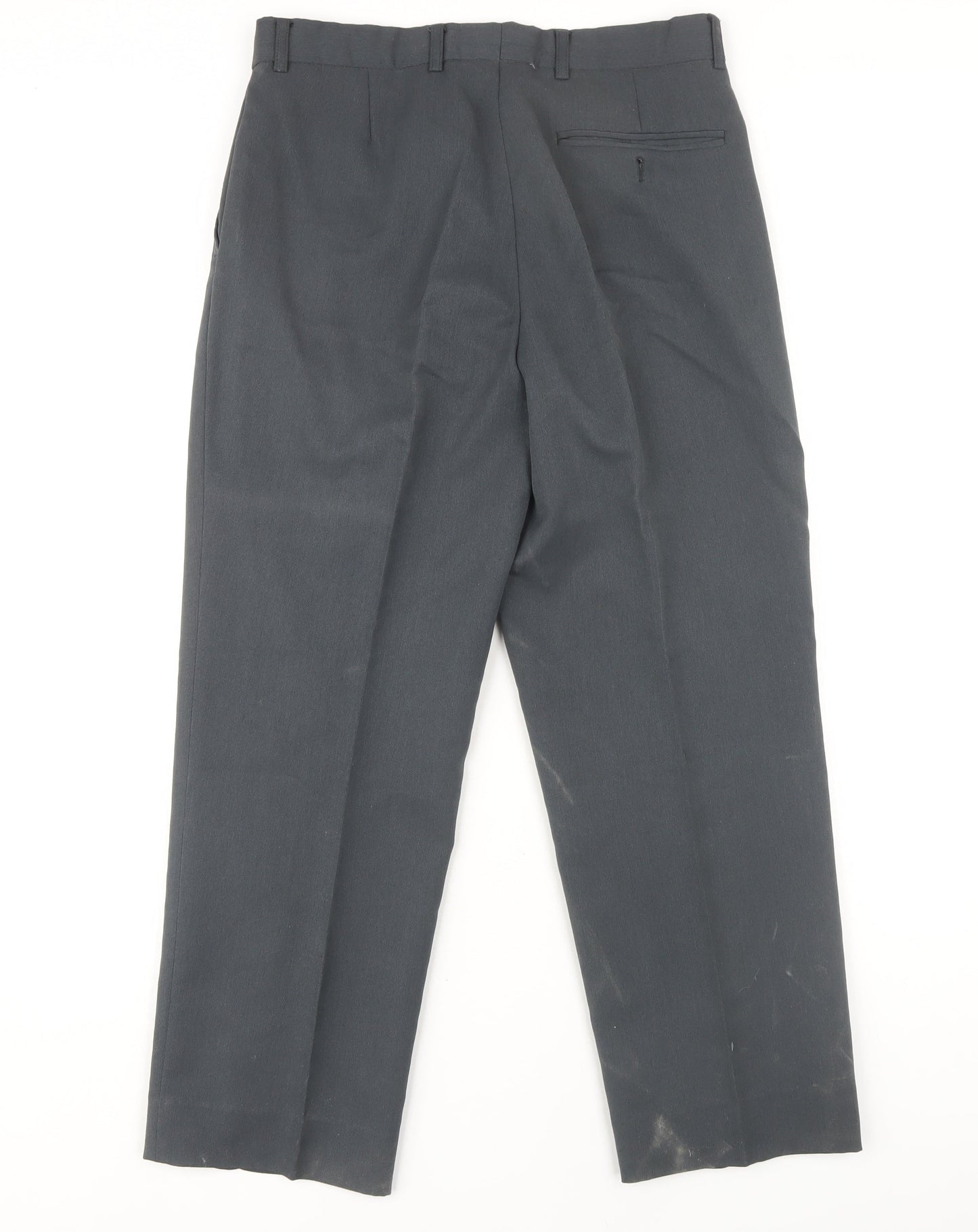 Burton Men's Grey Formal Trousers 32 in Waist Regular Fit