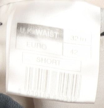 Burton Men's Grey Formal Trousers 32 in Waist Regular Fit