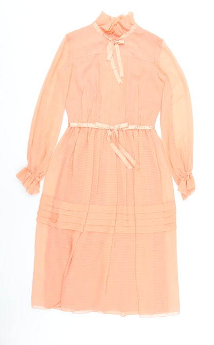 Marian Russell Pink Long Sleeve Dress Size 12 Women