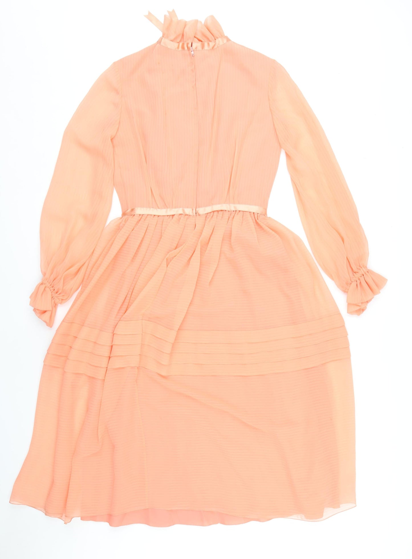 Marian Russell Pink Long Sleeve Dress Size 12 Women