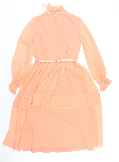 Marian Russell Pink Long Sleeve Dress Size 12 Women
