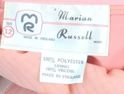 Marian Russell Pink Long Sleeve Dress Size 12 Women
