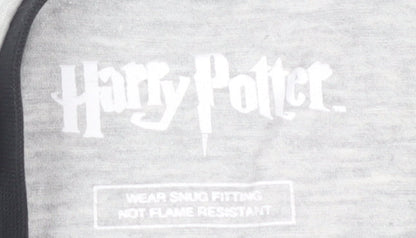 Harry Potter Boys Grey Hogwarts Long Sleeve T-Shirt, 9-10 Years