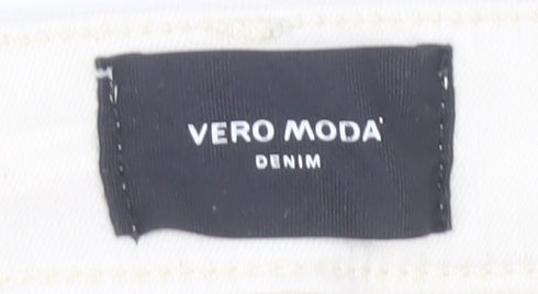Womens UK Size XS VERO MODA   Ivory Jeans