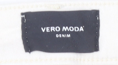 Womens UK Size XS VERO MODA   Ivory Jeans