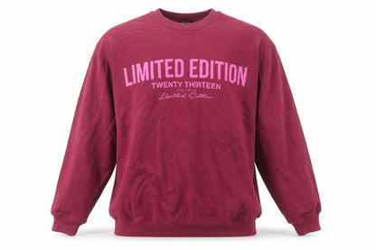 Mens UK Size L boohooMAN Red Pullover Sweatshirt
