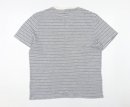 Reiss Men's XL Striped T-Shirt Multicoloured