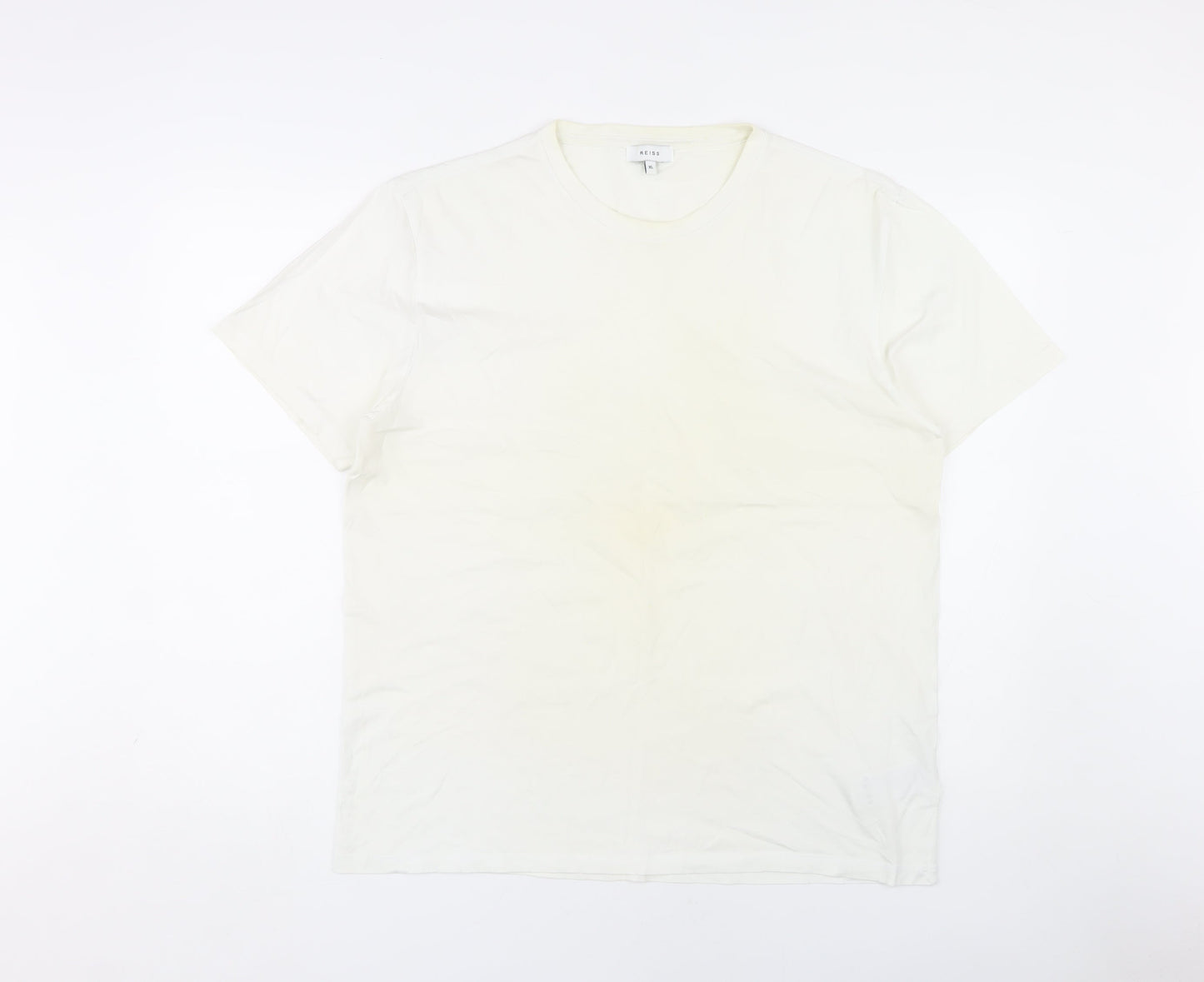 Reiss Men's XL White Cotton T-Shirt
