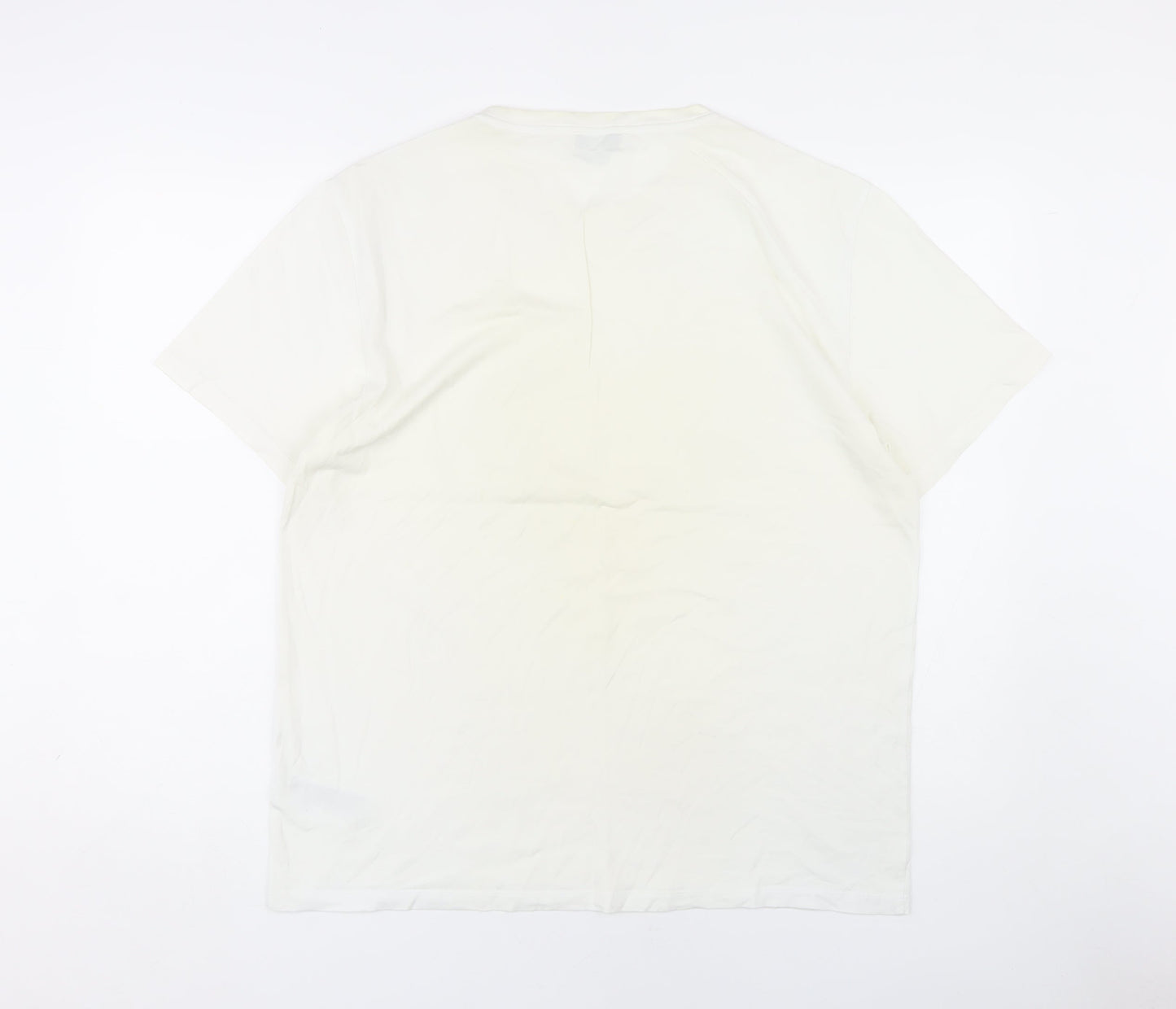 Reiss Men's XL White Cotton T-Shirt
