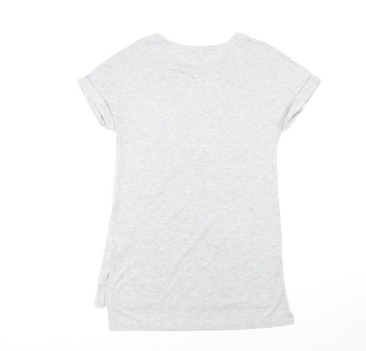 Womens UK Size 8 NEXT Grey Basic T-Shirt