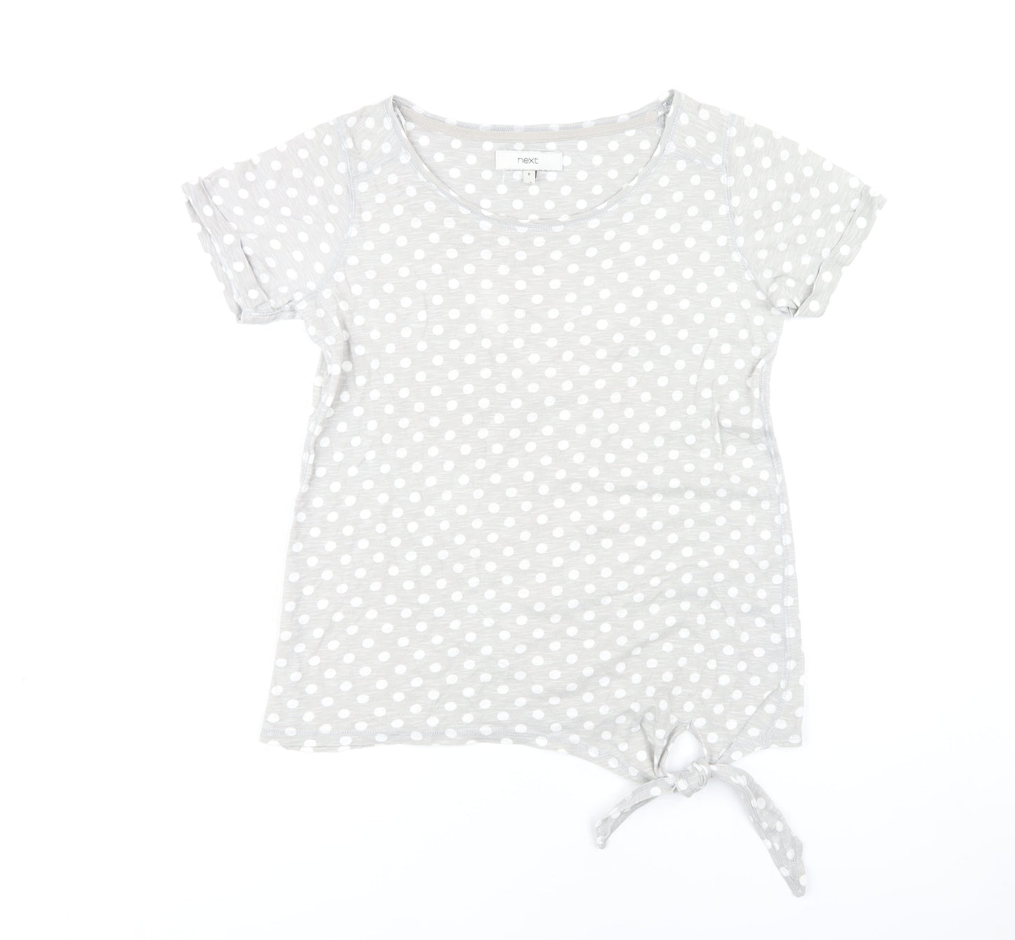 Womens UK Size 8 NEXT Grey Basic T-Shirt