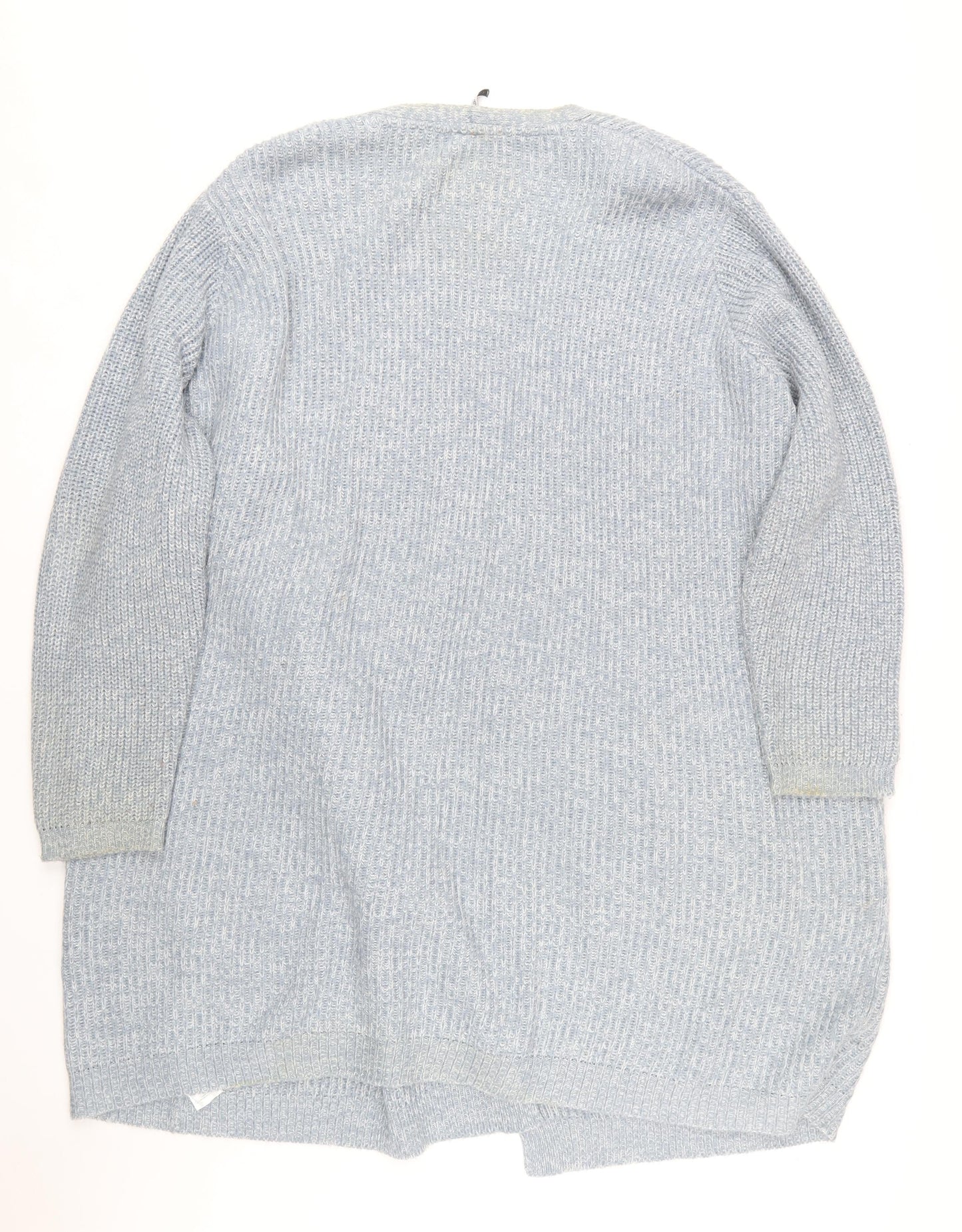 Womens UK Size 32/34 Capsule Blue Cardigan Jumper