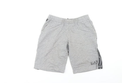 Emporio Armani Boys Grey Sweat Shorts Size 14 Years