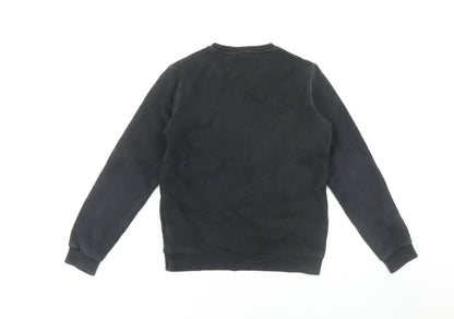 Emporio Armani Boys Black Logo Pullover Sweatshirt 14 Years