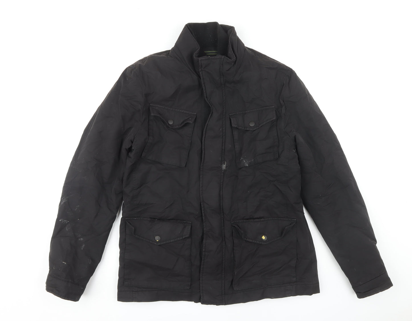 Mens UK Size M NEXT Black Anorak Coat