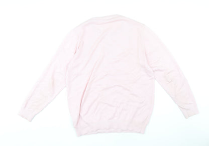 House of Cavani Men's Pink Pullover Jumper L