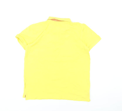 Henri Lloyd Boys Yellow Polo Shirt, 14-15 Years, Cotton