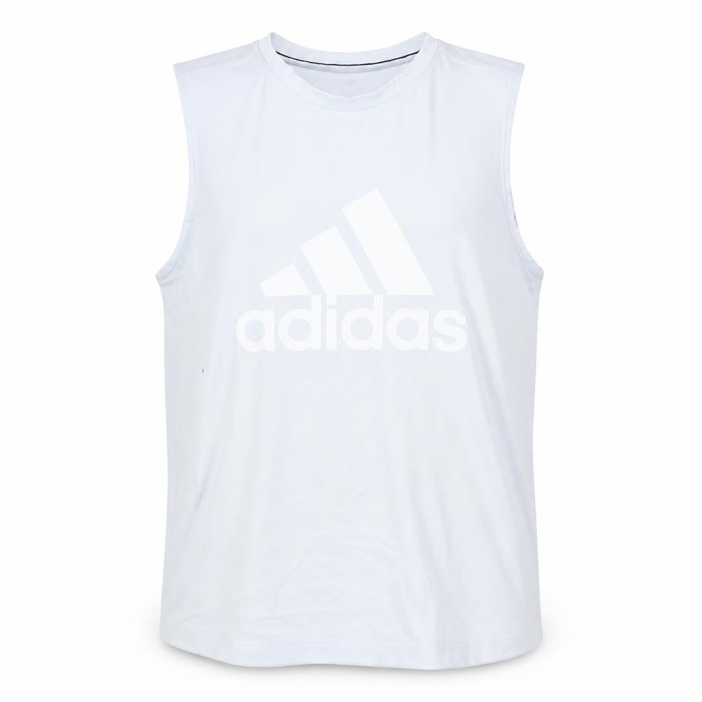 Womens UK Size M adidas White  Tank