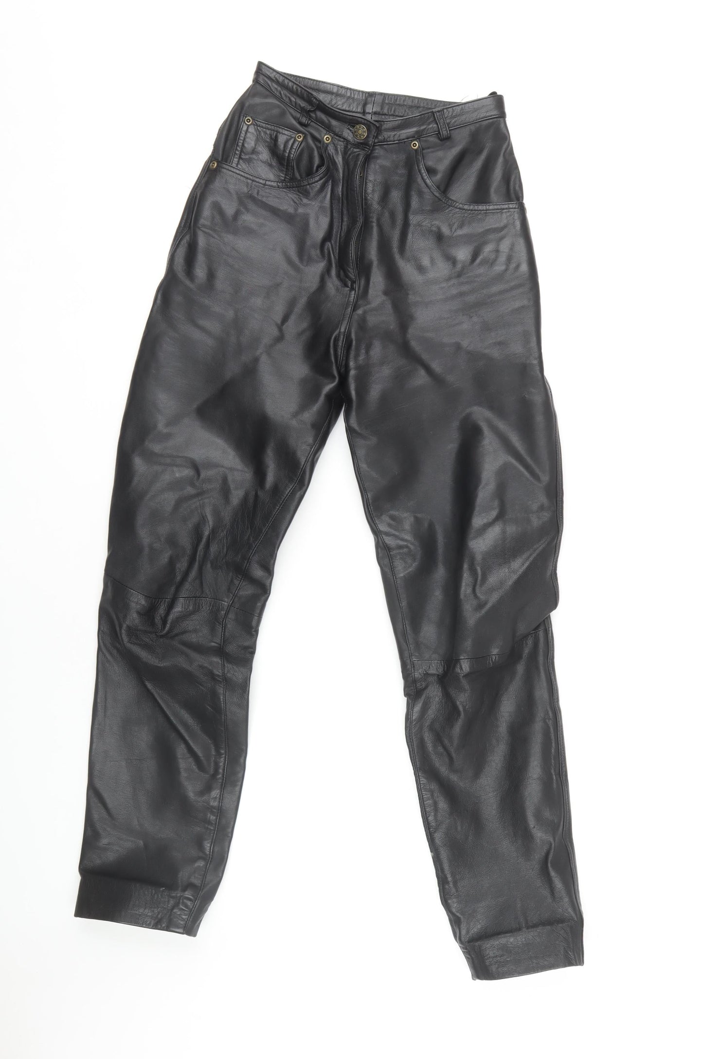 Modern Classics Women's Black Leather Trousers Size 8