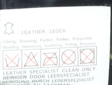 Modern Classics Women's Black Leather Trousers Size 8