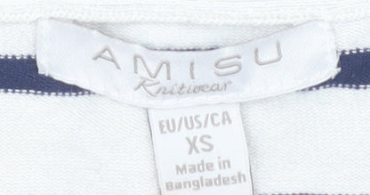 Womens UK Size XS Amisu Multicoloured Cardigan Jumper