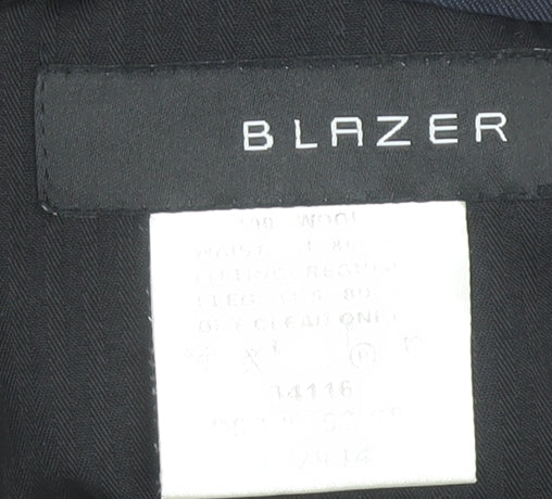 Blazer Men's Blue Dress Pants - Regular Fit